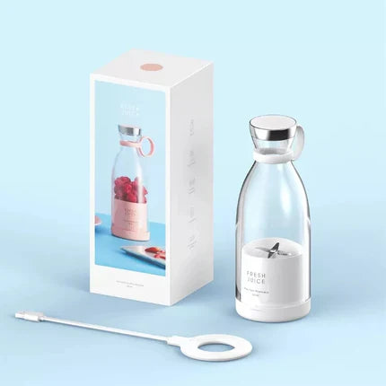 Portable Rechargeable Juicer Blender Wireless Mixer Fresh Juice 350Ml with Charger